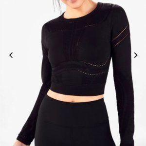 Fabletics Jaymee Mesh Long-Sleeve Top